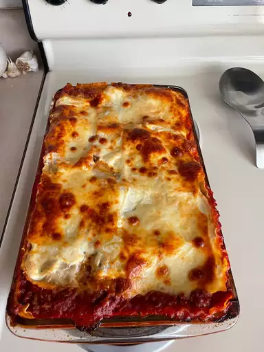 Italian lasagna on the holidays are a great tradition. 