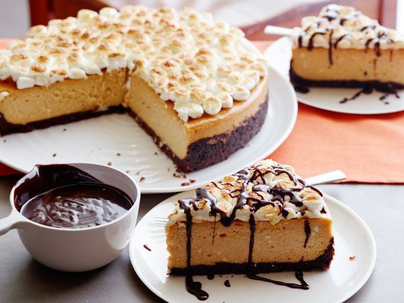 s'mores sweet potato cheese cake